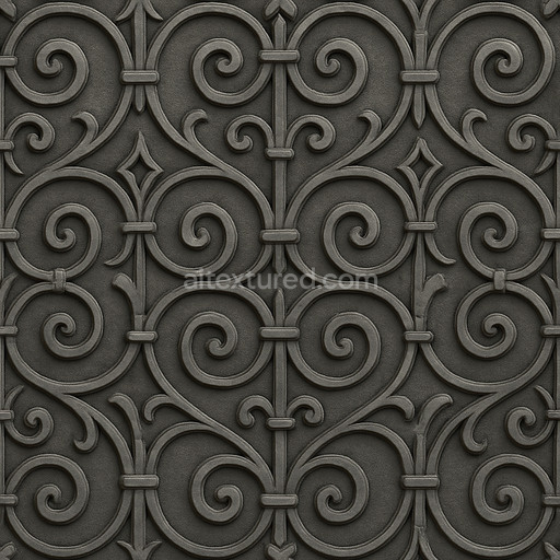 Decorative Iron Texture Seamless 1024X1024