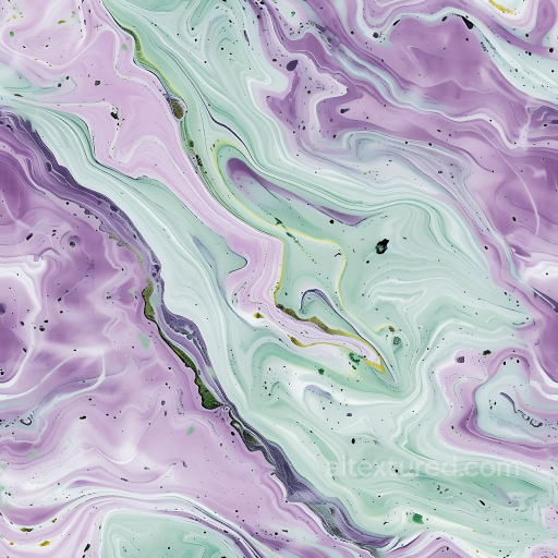 Lavender and Pistachio Pastel Marble Texture with Swirling Veins seamless Marble PBR texture