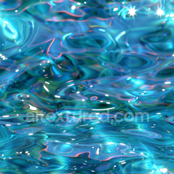 seamless Seamless 3D Water PBR Texture with Stylized Shimmering Pool Surface and Iridescent Highlights texture 8k free download PBR