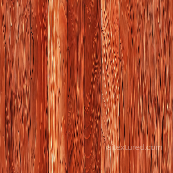 Red Cedar Wood Planks PBR Texture with Distinct Grain Patterns Wood texture preview