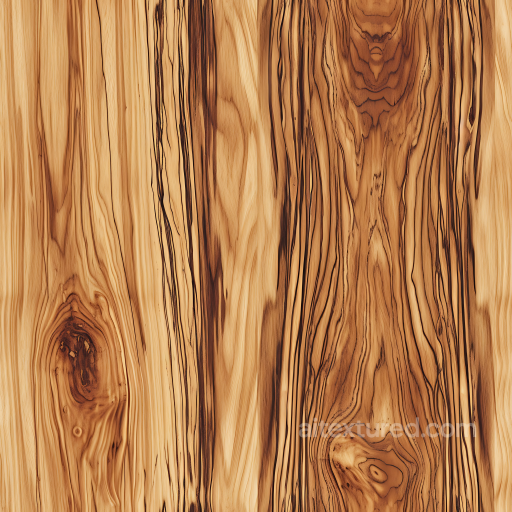 Seamless PBR Spalted Wood Planks Texture with Natural Grain and Knots seamless Wood PBR texture