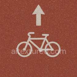 seamless Bike Lane Asphalt Colored texture 8k free download PBR