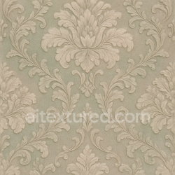 seamless Seamless 3d texture pbr 8k classic floral damask wallpaper with embossed raised velvet weave and muted pastel tones texture 8k free download PBR