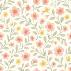 seamless Clean Floral Pattern Texture Seamless texture 8k free download PBR