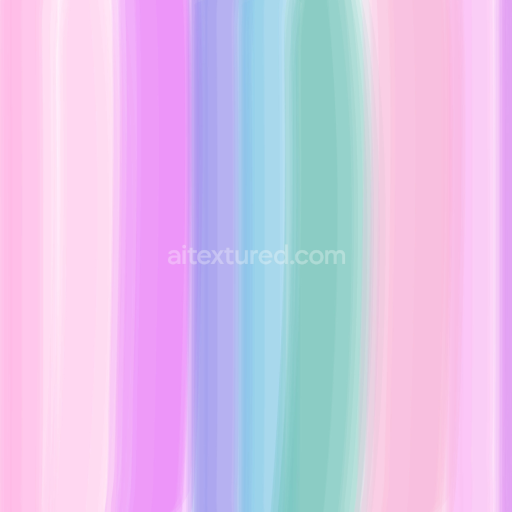 Preview — Seamless 3D PBR Texture Featuring Soft Pastel Watercolor Stripes