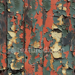 seamless Seamless 3D PBR Distressed Woodland Camouflage Texture with Peeling Paint Effect texture 8k free download PBR
