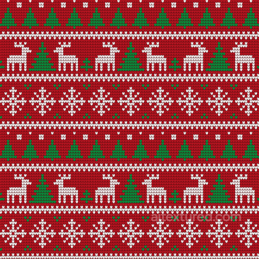 All Christmas Digital paper Texture of Red Christmas Knit Fabric with Reindeer and Trees… seamless All Christmas Digital paper PBR texture