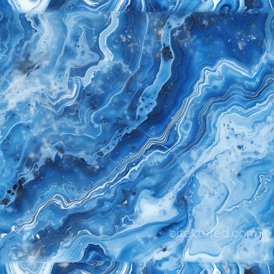 Blue Celeste Marble PBR Texture with Wavy Veins and Polished Finish Marble texture preview