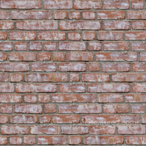 Seamless Red Brick Wall PBR Texture with Weathered Surface seamless Brick PBR texture