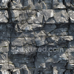 seamless Seamless 3D Weathered Slate Rock Wall PBR Texture with Detailed Cracks and Gray Tones texture 8k free download PBR