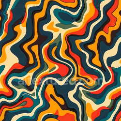 seamless Seamless 3D Stylized Abstract Camouflage PBR Texture with Vibrant Organic Layers texture 8k free download PBR