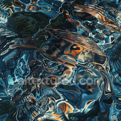 seamless Seamless 3D Water PBR Texture Featuring Stylized Dark Reflective Ripples texture 8k free download PBR
