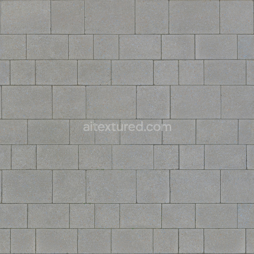 Paving Stones Seamless Tileable Texture Pbr Concrete Gray Urban Hardscape