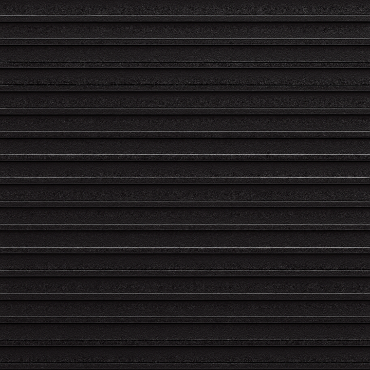 Matte Black Ribbed Surface Furniture Plastic Material seamless PBR texture preview