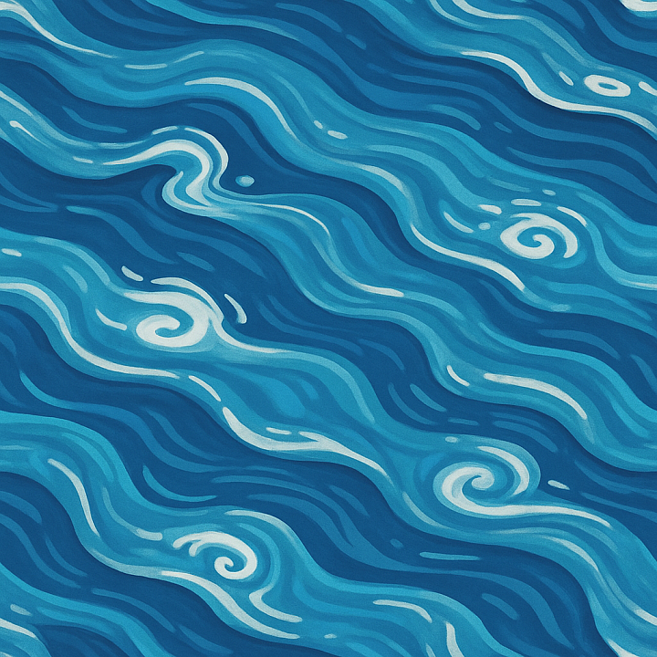 Stylized River seamless PBR texture preview