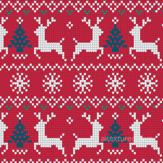 All Christmas Digital paper Texture of Red Knit Fabric with White Reindeer and Christmas… All Christmas Digital paper texture preview