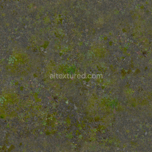 Ground Seamless Pbr Texture Natural Earthy Grassy Tileable Rough Realistic