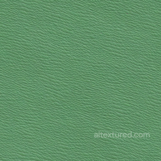 Green Pebbled Leather PBR Texture with Fine Grain Pattern seamless Leather PBR texture