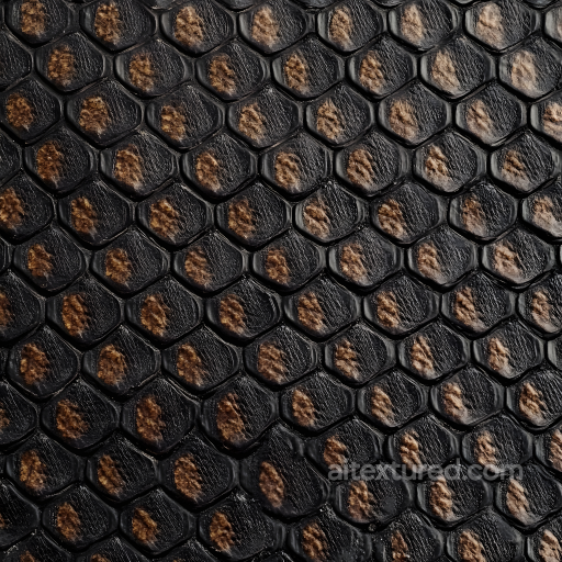 Reptilian Skin PBR Texture Featuring Detailed Scales and Organic Patterns seamless Skin PBR texture