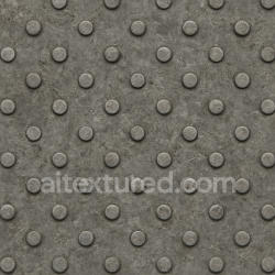 seamless Seamless 3d texture pbr 8k tactile plate with raised bumps on weathered metal surface texture 8k free download PBR