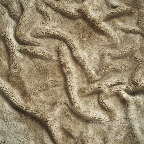 Wrinkled Tan Leather Seamless Texture with Natural Grain and Soft Folds Leather texture preview