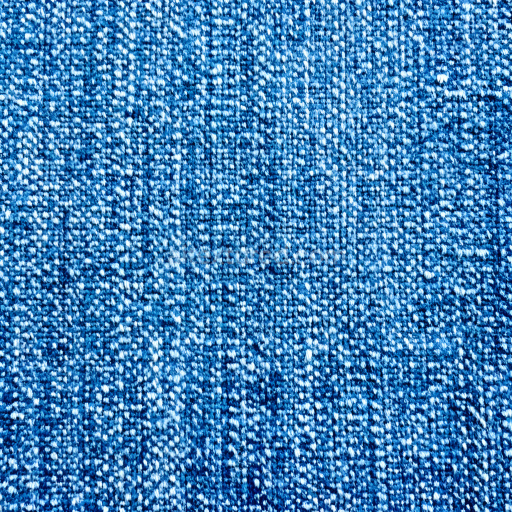 Seamless 3D Cracked Denim Fabric PBR Texture With Blue Woven Pattern