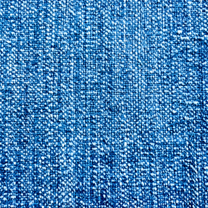 Cracked Denim Fabric With Blue Woven Pattern seamless PBR texture preview