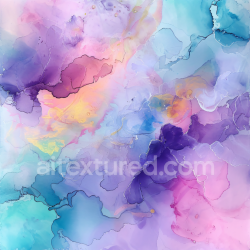 seamless Seamless 3D Alcohol Ink PBR Texture with Pastel Purple and Blue Fluid Marbling texture 8k free download PBR
