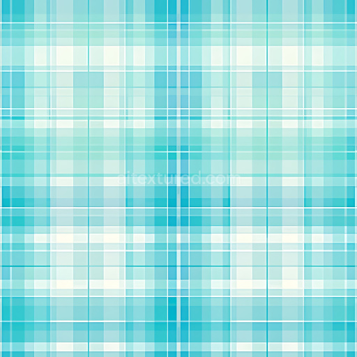 Seamless Blue and White Plaid 3D PBR Texture with Soft Fabric Weave Pattern