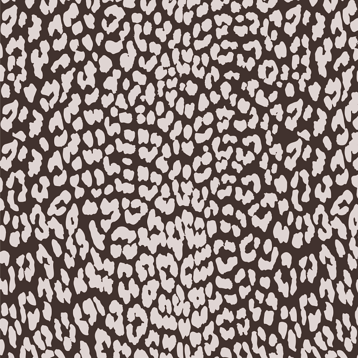 Leopard Print with Brown and Beige Spots seamless PBR texture preview
