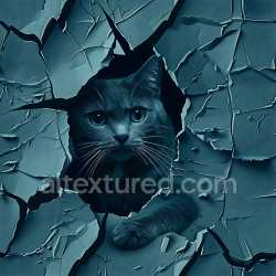 seamless Seamless 3D Cracked Plaster PBR Texture with Deep Fractured Holes and Peeling Surface texture 8k free download PBR