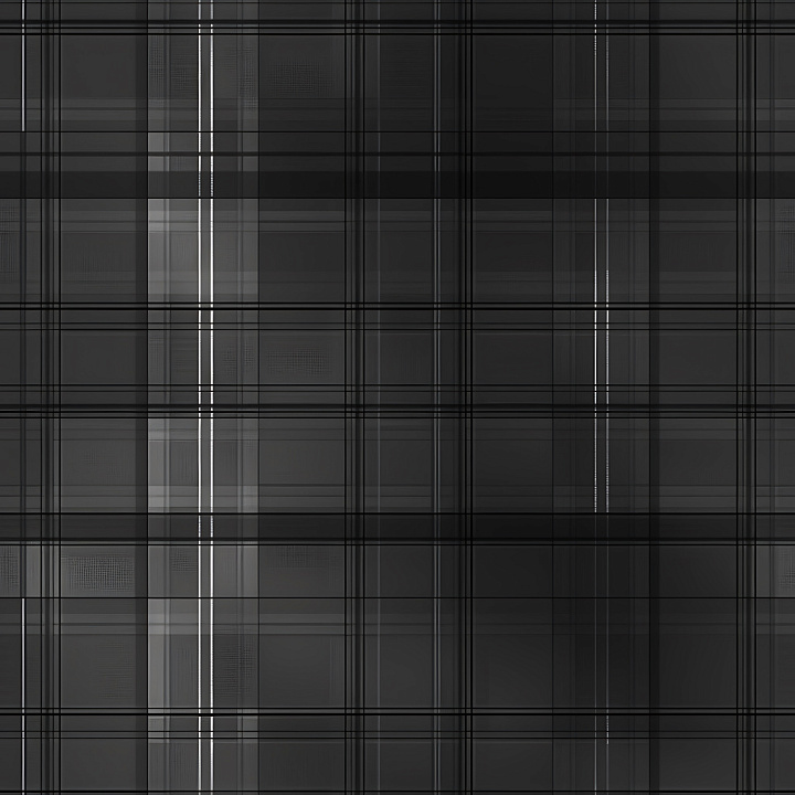 Dark Brushed Metal Plaid with Fine Grid Lines seamless PBR texture preview