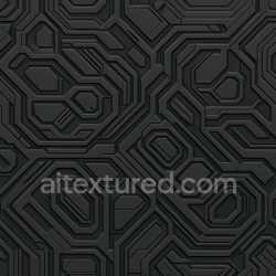 seamless Decorative Futuristic Panel Texture Seamless texture 8k free download PBR