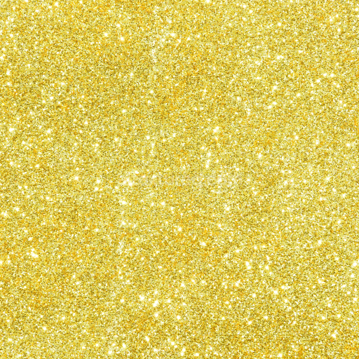 Seamless 3D PBR Texture of Fine Golden Glitter Sparkle
