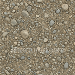 seamless Seamless 3d texture pbr 8k of riverbed ground with small stones and pebbled surface texture 8k free download PBR