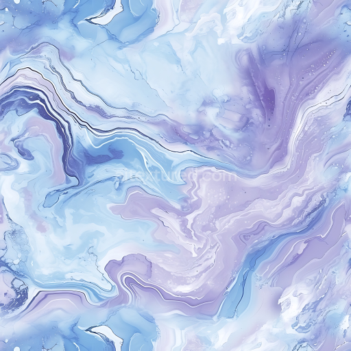 Seamless 3D Pastel Marble Stone PBR Texture with Soft Swirling Patterns and Color Gradients