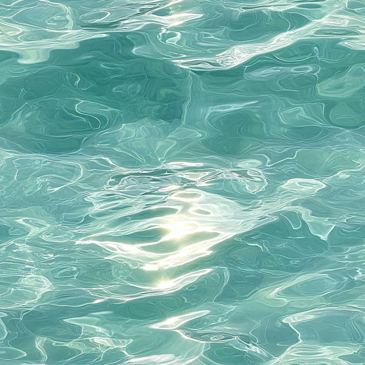 Clear Pool Water with Soft Light Reflections seamless PBR texture preview