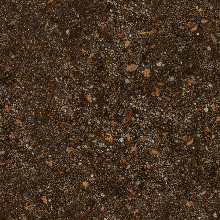 Stony Dirt Path - Dirt Pathway Path Rocks Stones Dirt seamless PBR texture preview