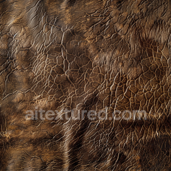 seamless Seamless 3D PBR Texture of Cracked Vintage Brown Leather with Rich Grain Detail texture 8k free download PBR
