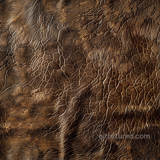 Cracked Vintage Brown Leather Seamless Texture with Rich Grain Detail Leather texture preview