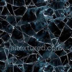 seamless Seamless 3D Cracked & Holes PBR Texture of Dark Broken Shattered Glass texture 8k free download PBR