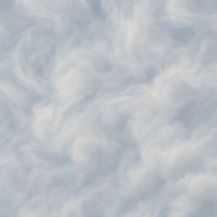 Of Diffuse Backlit Cloud Swirls And Wisps seamless PBR texture preview
