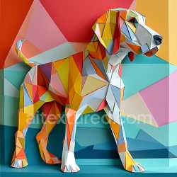 seamless Seamless 3D PBR Texture Featuring Geometric Bavarian Mountain Hound Pattern texture 8k free download PBR