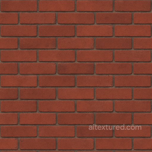 Matte Red Brick Seamless Texture seamless Brick PBR texture