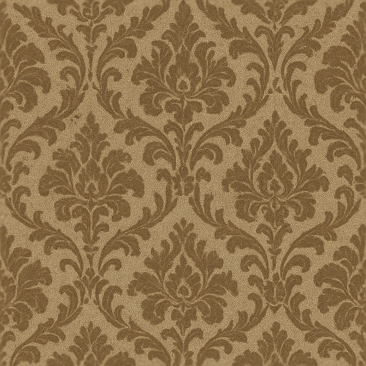 Vintage Damask Floral Wallpaper With Flocked Raised Velvet And Textured… seamless PBR texture preview