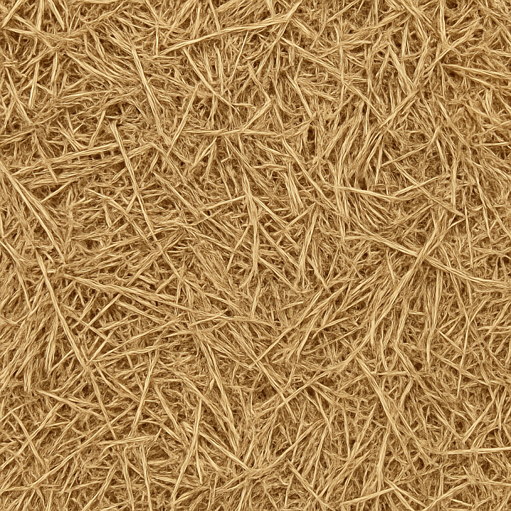 Photorealistic Straw Bale seamless PBR texture preview
