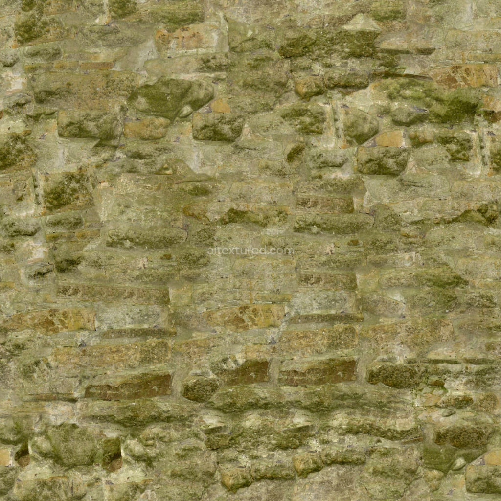 Seamless PBR bricks texture for 3D applications