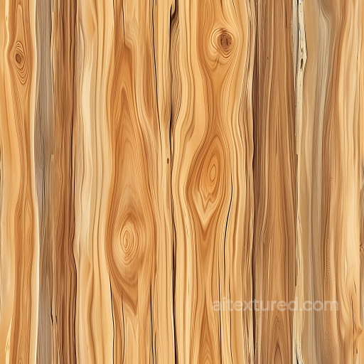 Natural Pine Wood Planks Texture with Distinct Knots and Grain Patterns seamless Wood PBR texture
