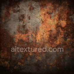 seamless Seamless 3D Rusty Metal PBR Texture Featuring Cracked, Corroded Surface with Rust Patterns texture 8k free download PBR