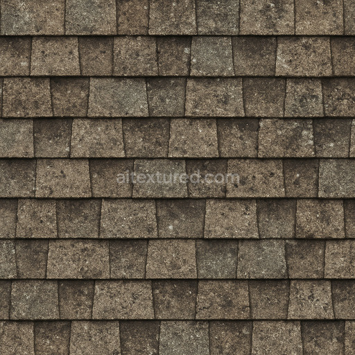 Dirty Shingle Roof Texture Seamless 1024X1024